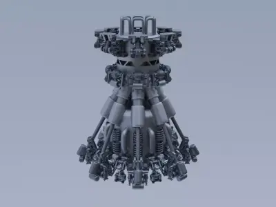 Scifi Ionic Reactor Concept 3D model