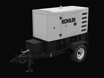 Kohler Industrial Mobile Generator 3D model