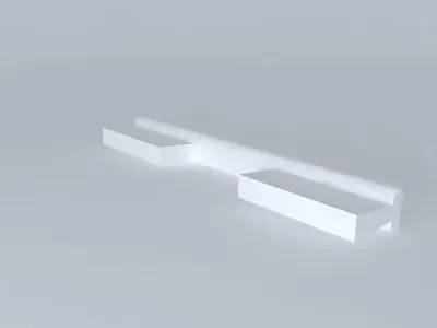 T pull shelf 3D model