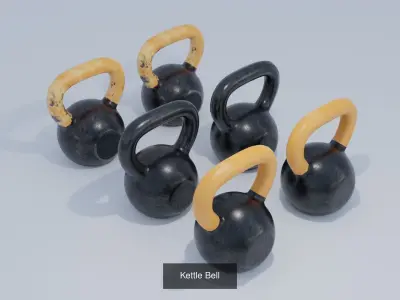 Gym Equipment 3D Model Pack