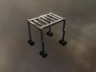 MECHANICAL ROBOT Low-poly 3D model
