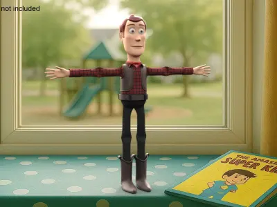  Western Figure Toy Standing Pose 