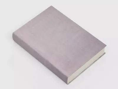Blank Book V3 - Realistic Closed Hardcover Publication 3D model