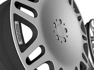 Brabus Monoblock M R22 forged 2018 Free 3D model