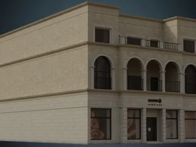 Building 26  Low-poly 3D model