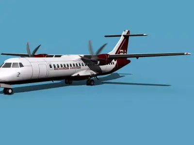 ATR  ATR-72-600 Richards Aviation 3D model
