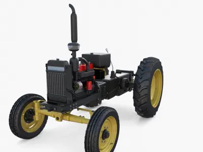 Tractor Chassis 3D model