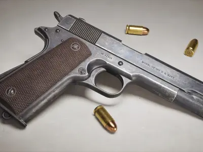 Colt 1911 Handgun Low-poly 3D model