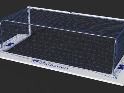 Water polo goal 3D model