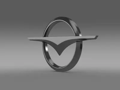 haima logo 3D model by Sergey