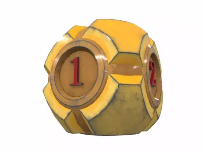 Dice play 4 3D model