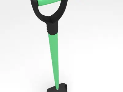 Spade 3d model shovel 3D model