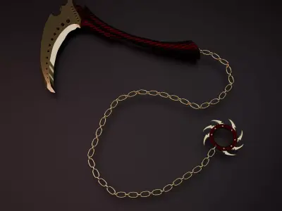 Blood Reaper  Low-poly 3D model