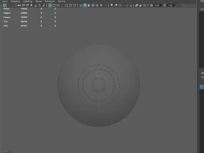 Infrared remote control 3D model