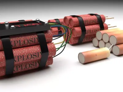 Dynamites Set 3D model