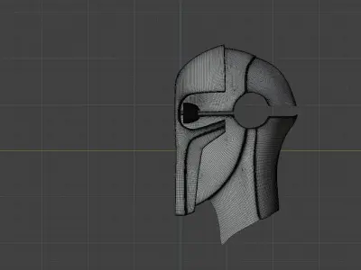 Automato head of bird Free 3D model