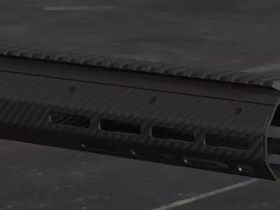 Lancer Systems Carbon Handguard For HK416 3D model