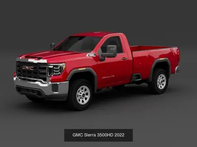 3 trucks 3D Model Collection 3D Model Pack