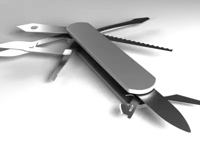 Knife Multifunction 3D model