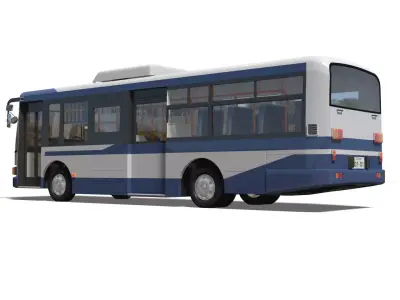 transit bus 3D model purchase