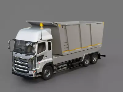 Hino Profia Tipper Truck 3D model