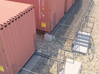 Industrial Platforms 3D model