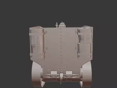 T1 HMC 75mm Experimental U S Self Propelled 3D Printable  3D print model