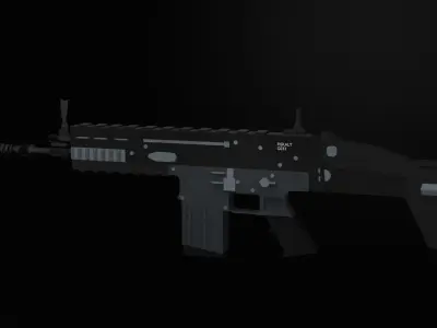3D ASSAULT RIFLE MODEL 3D model