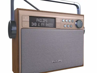 radio philips 3D model