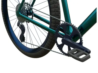 Cyclocross Bike 3D model buy