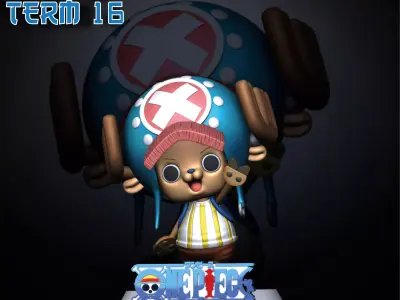 Chopper Sculpture  Pre-Supported and Cut Version Free 3D print model