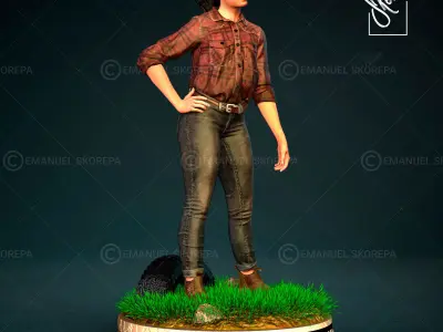 Dina - The Last of Us Part 2 3D print model