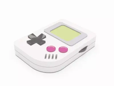 Game Boy Pocket 3D model