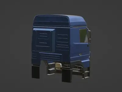 2009 Mercedes Benz Actros MP3 Truck 3D print model