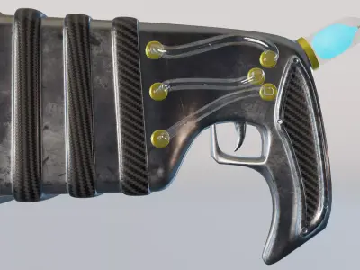 Plasma Pistol 3D model