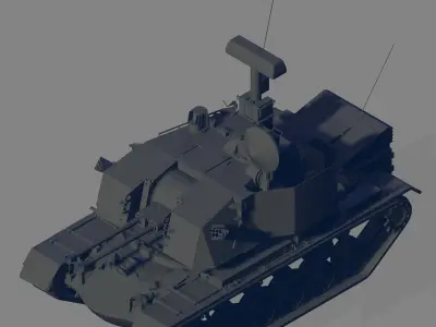 M247 Tank 3D model