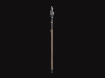 Medieval Pikes Low-poly 3D model