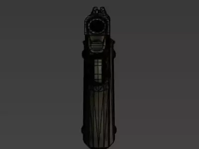 Pistol Game Ready 3D model