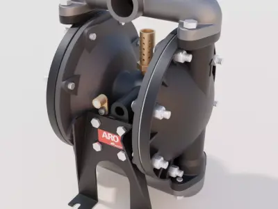 Petroleum pump ARO 650717-C 3D model