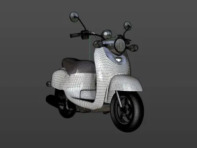 Scooter Modeling 3D model