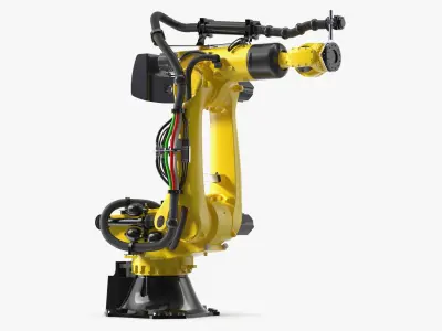 Ultra Robotic Arm Yellow 3D model
