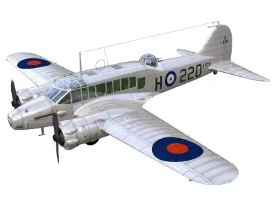 Avro Anson Mk1 early 3D model purchase