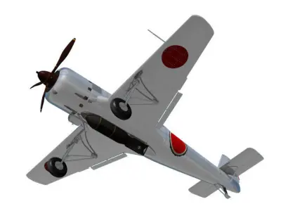 Nakajima Ki-115 Tsurugi 3D model