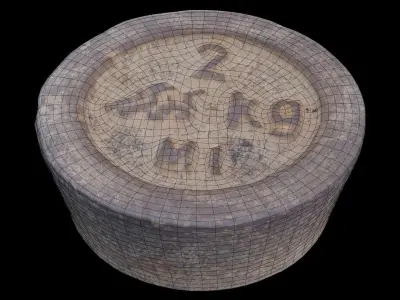 scan iron weight Low-poly 3D model