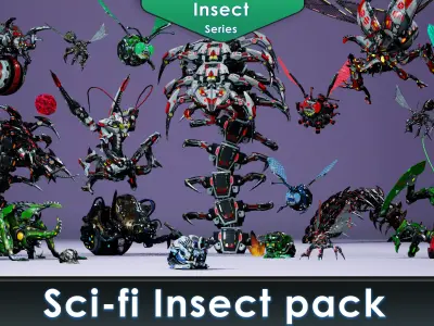 Sci-Fi Insect pack purchase