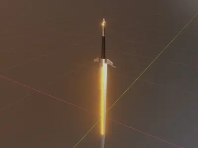 Sword Free low-poly 3D model 18