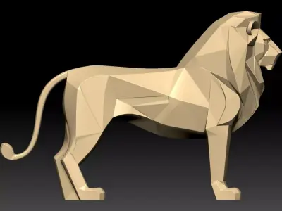 The Lion 3D model