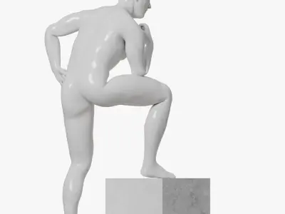  Male mannequin pose 4 PBR 