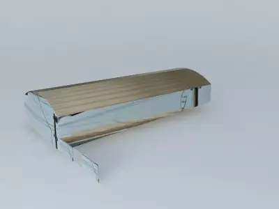 Factory metal mailbox Free 3D model