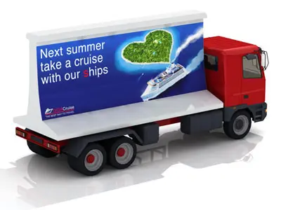 Ad truck 3D model